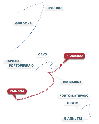 Tratta Piombino – Pianosa – Piombino